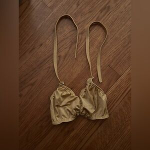 Kelle (Kellé) Girl’s Sz Child Medium Tan Dance Top - Super Versitile